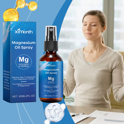 Essential Oil Magnesium Spray Relieves Muscle Body Pain Smoothes Softens Skin Magnesium Oil Spray Relaxation Better Sleep Care
